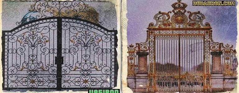 Arabian villa ranch gates